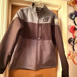 Men's Gray and Black Jacket